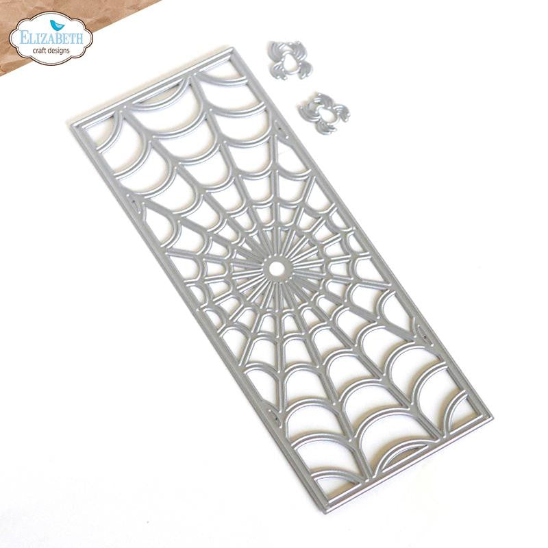 Elizabeth Craft Spider Web Slimline Background Die